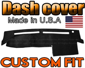 Fits 2004-2014 CHEVROLET COLORADO DASH COVER MAT DASHBOARD PAD USA MADE / BLACK - Bild 1 von 5