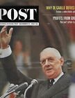 Saturday Evening Post Magazine Charles De Gaulle Romy Schneider Phil Hoff 1963
