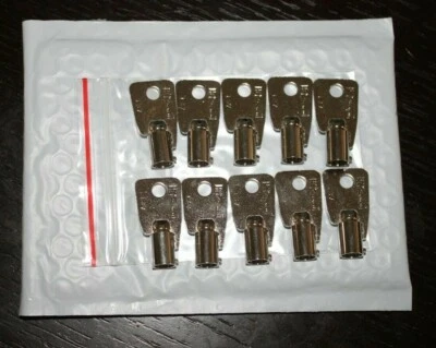 LOT of 10 NEW Tubular Key Blanks 1137S/137S Chicago-ACE-Locks MADE IN USA by HPC