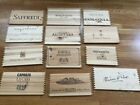Lot of 12 Wooden Wine Wood Panels Box /  Crate.  ALL Italy, Cellar Wall photo