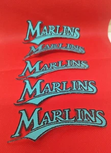 FLORIDA MARLINS 5 PIEZAS HIERRO EN PARCHE - Imagen 1 de 6