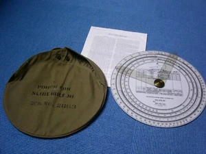 große militärische Rechenscheibe aus den USA (30 cm) Modell MI , von 1943 - Photo 1/6