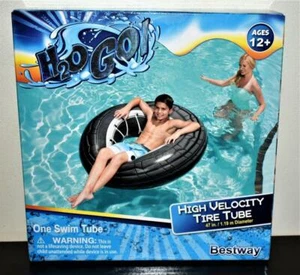 Bestway H2o Go Inflatable High Velocity Tire Tube Swim Ring LARGE 47" - Picture 1 of 1