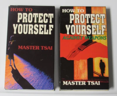 Master Tsai Self Defense Instructional VHS Video Lot Kung Fu Fight How To + FREE - Image 1 of 3