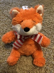 Peluche Manhattan giocattolo Holiday Woodlanders Fox alto 8" nuovo senza etichette - Foto 1 di 6