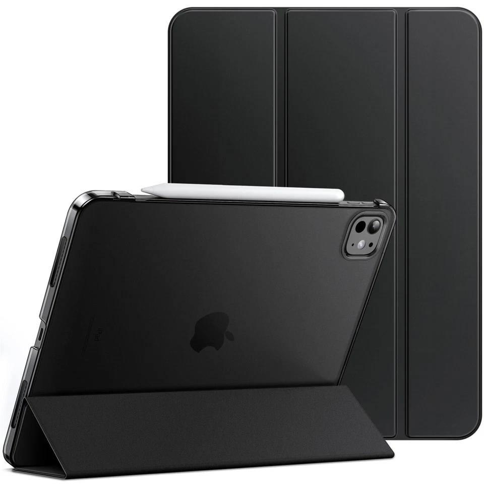 Funda JETech para iPad Pro 13 pulgadas M4 (2024), delgada soporte rígido trasero Smart Cover Foto 1 de 1