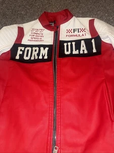 NWT Rare Racing Motorsport Jacket Bomber F1 NASCAR patch 90s Size Small - Picture 1 of 5