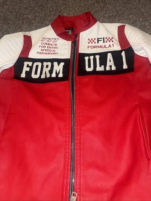 NWT Rare Racing Motorsport Jacket Bomber F1 NASCAR patch 90s Size Small - Image 1 of 4