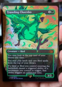 Magic The Gathering (Mtg)Travelling Chocobo 0551d Green Neon Ink NM-Pack Fresh - Bild 1 von 1