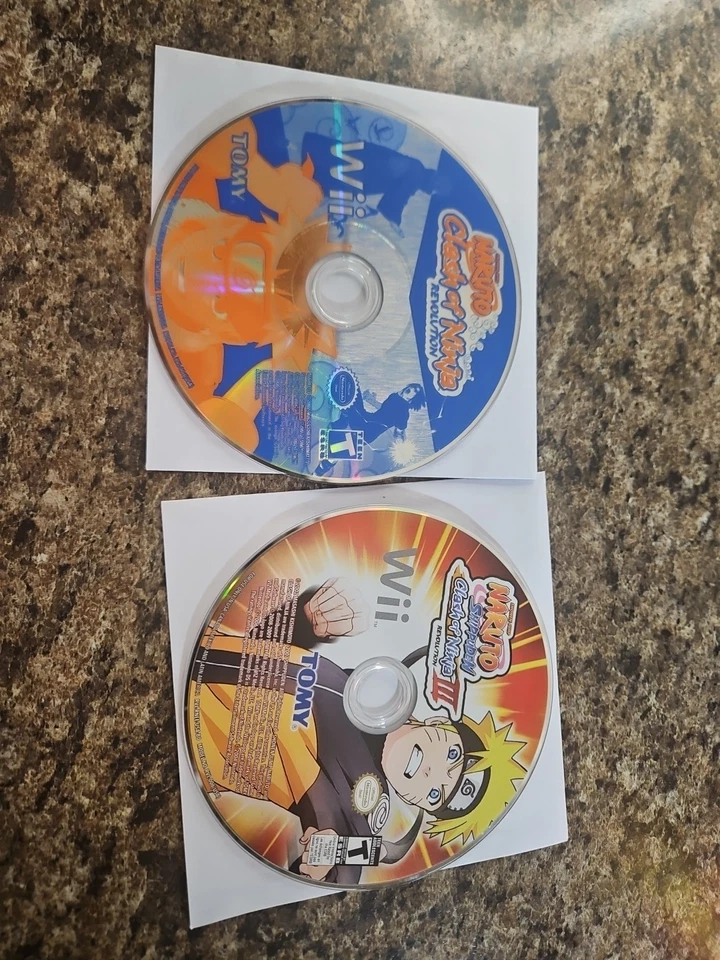 Naruto Shippuden: Clash of Ninja Revolution III Nintendo Wii Game Lot Disc Only - Image 1 of 1