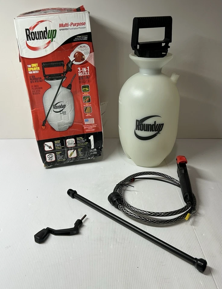 Roundup Pulverizador Multiusos 1 Galón Caja Dañada Falta Boquilla Foto 1 de 4