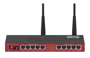 Mikrotik RB2011UiAS-2HnD-IN - WiFi,10x Ethernet, 1x SFP, USB, LCD, PoE in/out - Imagen 1 de 1