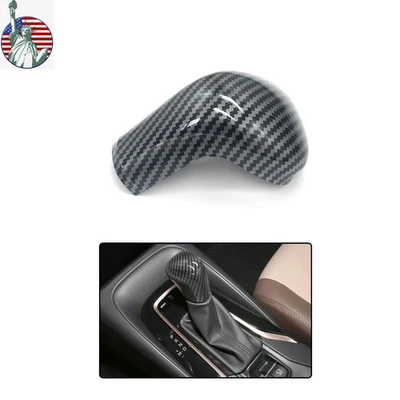 Cubierta de perilla de cambio de marchas ABS para Toyota Camry 2018-2021 negro OEM repuesto Foto 1 de 4