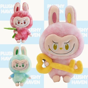 Labu Plush 31" Gold Key Cute Tie Dye Rabbit Stuffed Plushie Gift Cuddly bu - Picture 1 of 10