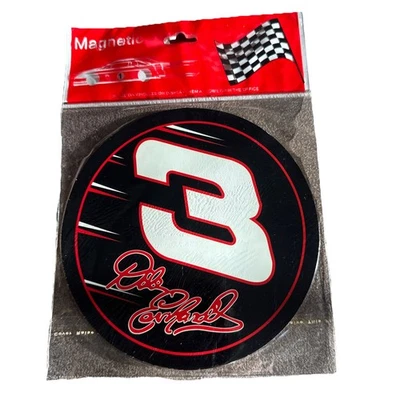 "Imán de coche Dale Earnhardt #3 nuevo redondo 5 1/2"" ideal para coleccionistas de carreras de NASCAR" Foto 1 de 4