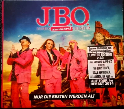 J.B.O. - Nur die Besten werden alt Digipak + Bonus Live CD - Bild 1 von 2