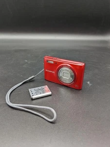 Olympus VG 180 Digital Camera Red 16MP Compact Slim Tested Japan Model - Picture 1 of 12