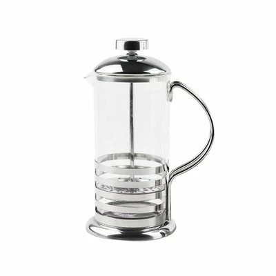 Coffee Maker French Press Stainless Steel Glass Cafetiere Brew Durable Tea 350ml - Image 1 of 4