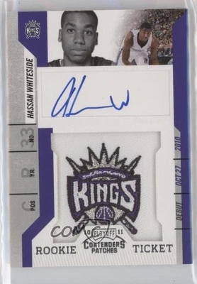 2010-11 Playoff Contenders Patches Ticket Hassan Whiteside #131 Rookie Auto RC - Image 1 of 2