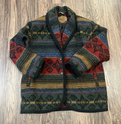 Vintage Woolrich Men’s Shawl Collar Aztec Jacket Size Medium/ Large - Image 1 of 4