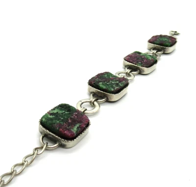 TOP DESIGNER Armband Drusen 835 Silber Modernist Brutalist Space Age 70s WOW - Bild 1 von 4