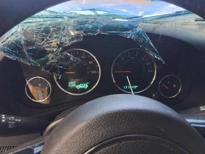 Used Speedometer Gauge fits: 2015 Jeep Wrangler cluster Sahara 100 MPH w/vehicle - Image 1 of 4