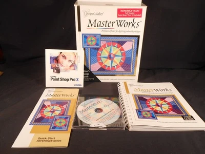 Designer's Gallery MasterWorks  Premium Embroidery Software With CD - Image 1 of 4