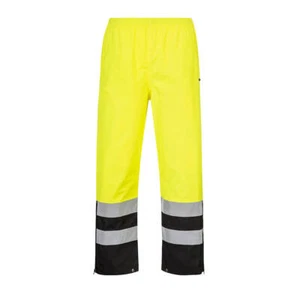Portwest S587 Hi-Vis Rain Safety Work Pants Waterproof with Taped Seams PPE - Picture 1 of 1