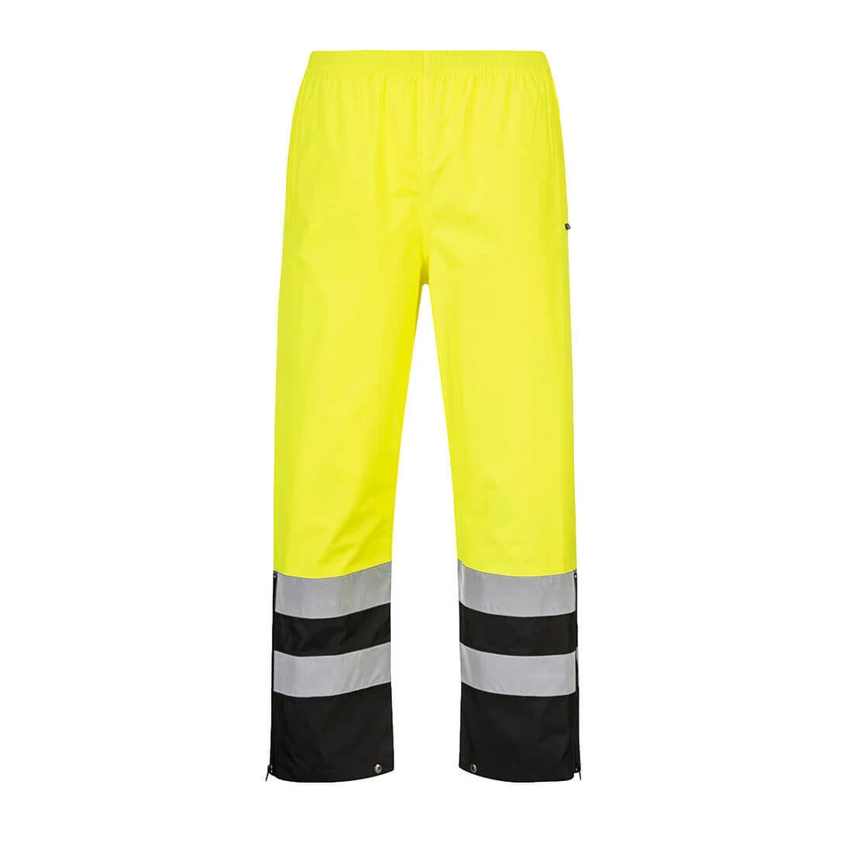 Portwest S587 Hi-Vis Rain Safety Work Pants Waterproof with Taped Seams PPE - Image 1 of 1