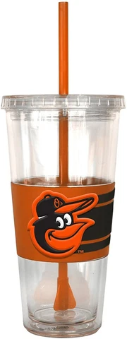 Baltimore Orioles 22oz Straw Tumbler - MLB Cover
