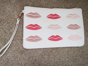 BEAUTY BIO LIPS/LIPPENSTIFT SHADES CLUTCH REISSVERSCHLUSSBEUTEL MAKE-UP TASCHE HANDTASCHE - Bild 1 von 6