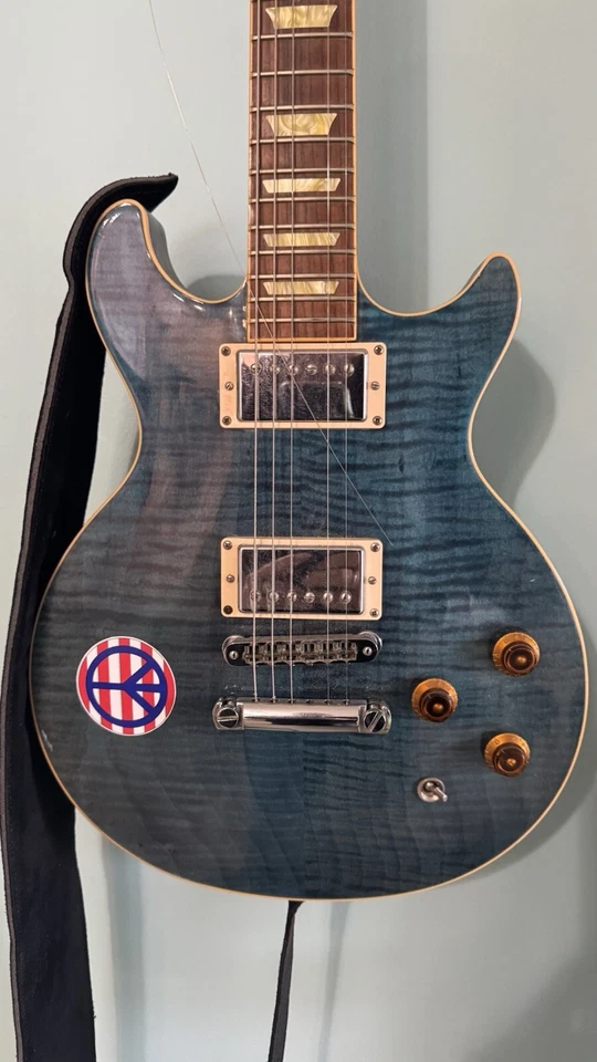 Gibson Les Paul DC 3 Knob Rare Tiger Blue - Image 1 of 4