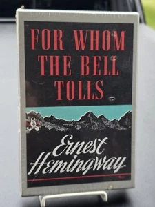 Hemingway SEALED For Whom The Bell Tolls Book 1st Edition Library Slipcase  - Bild 1 von 11