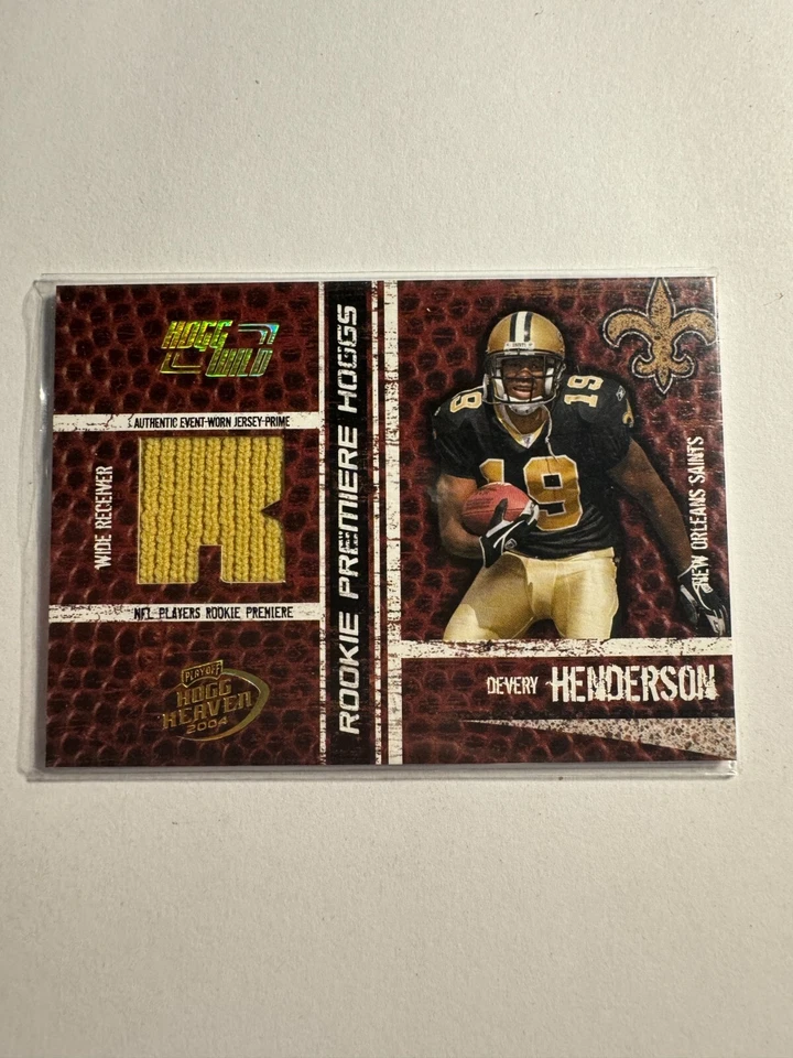 K133,027 - 2004 Playoff Hogg Heaven Hogg Wild #172 Devery Henderson RPH #/25 - Image 1 of 1