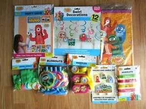 Yo Gabba Gabba Swirl Decorations Banner Wall Table Decoration Birthday Party   - Picture 1 of 8