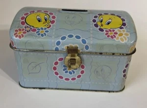 Moneda de colección 2001 Looney Tunes Tin Box Company 5"x3"x 3" - Imagen 1 de 8