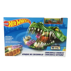 Hot Wheels Crocodile Crunch Track Play Set NEW - Picture 1 of 12