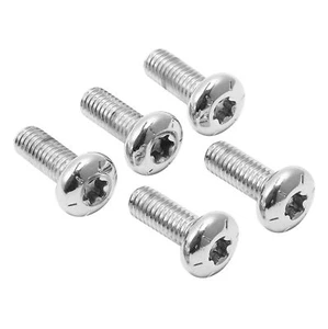 5pcs Chrome Rear Brake Rotor Bolts Kit Fit For Harley Softail Electra Road Glide - Picture 1 of 5