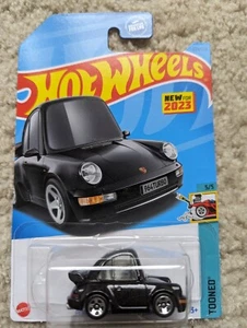 2023 Hot Wheels Porsche 911 Turbo 3.6 964 Tooned 5/5 Etallic Schwarz - Bild 1 von 2