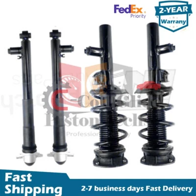 Full Set Front Rear Shock Struts Electric Fit VW Golf MK7 R GTI Seat Leon 2015- - Image 1 of 4