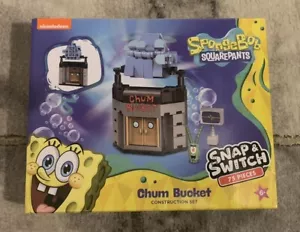 Spongebob Squarepants Chum Bucket Construction Set 75 Pieces NEW - Picture 1 of 2