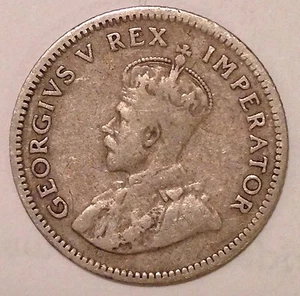 1934, South Africa, 6D Pence, Silver Coin, Z.A.R, Nice Original Vintage - Picture 1 of 7