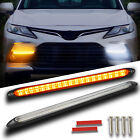 Car Car LED Indicator Dynamic Stripes DRL Headlights Daytime Running Light Lamp 12V