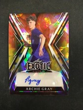 2023 Leaf Exotic Multi-Sport Archie Gray Parrot Auto 1/3 RC ENGLAND CC