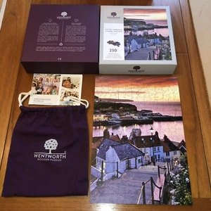 Rompecabezas Wentworth raro Whitby Harbour 250 piezas de madera - Crepúsculo de verano - Imagen 1 de 5