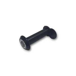 Spioncino per Porta Blindata Legno Ingresso Nero in Alluminio mm 50 80 foro 14 - Foto 1 di 6
