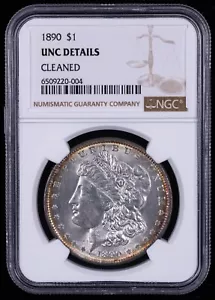 1890 Morgan Silver Dollar - Unc Details - DCB004 - Picture 1 of 2