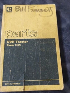 CAT Caterpillar D9H Tractor Powershift Parts Book - Picture 1 of 4