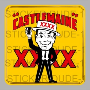 CASTLEMAINE XXXX MAN BEER STICKER FOR TOOLBOX WELDER MANCAVE FRIDGE ETC - Picture 1 of 1