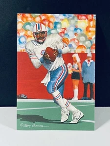 WARREN MOON HOUSTON OILERS UNSIGNED GOAL LINE ART GLA CARD HOF 2006 - Picture 1 of 1